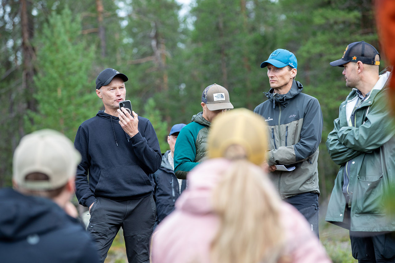 Fr. vänster Patrik Lundgren, Stig Lundmark och Karl Tiger 