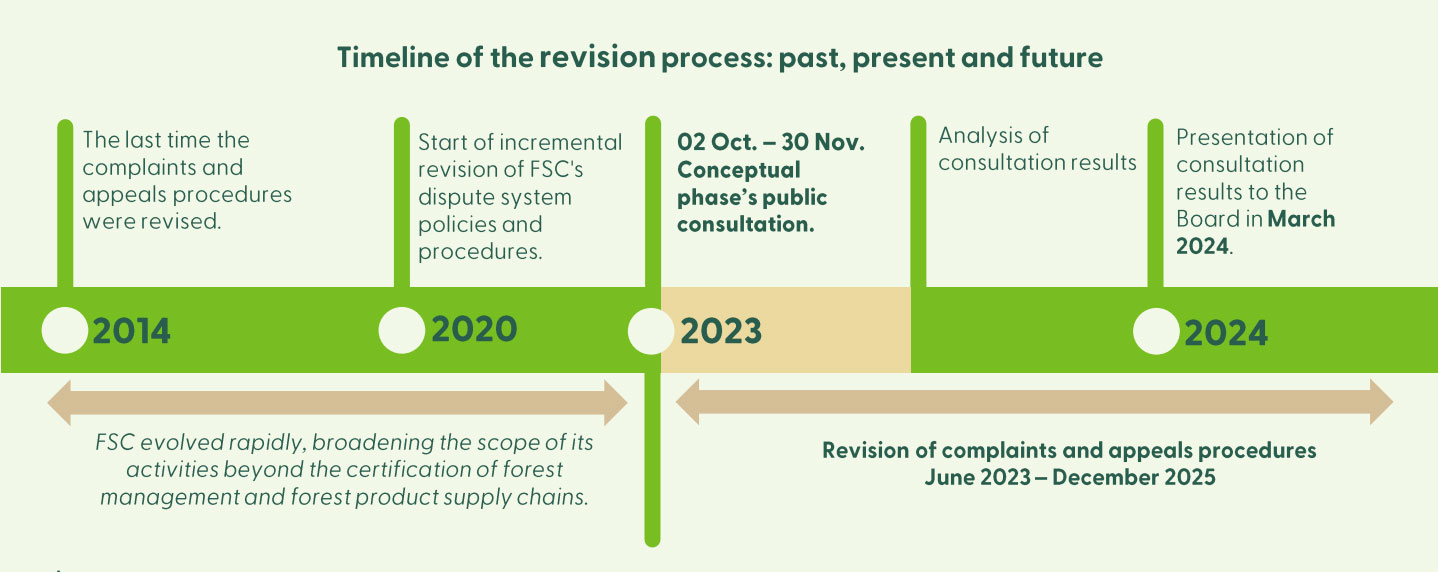 Timeline revision process