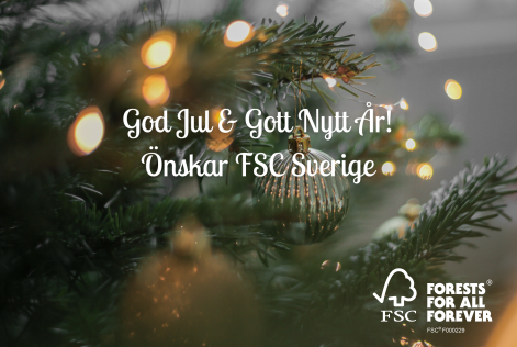 FSC Sverige önskar en god jul och ett gott nytt år