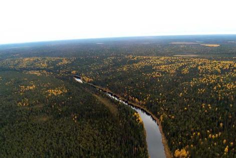 Dvina-Pinega reservatet i Archangelsk