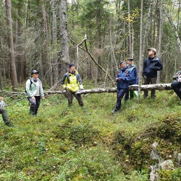 Deltagare vid exkursion i Gävle 2022